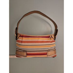 Etienne Aigner rainbow and gold purse